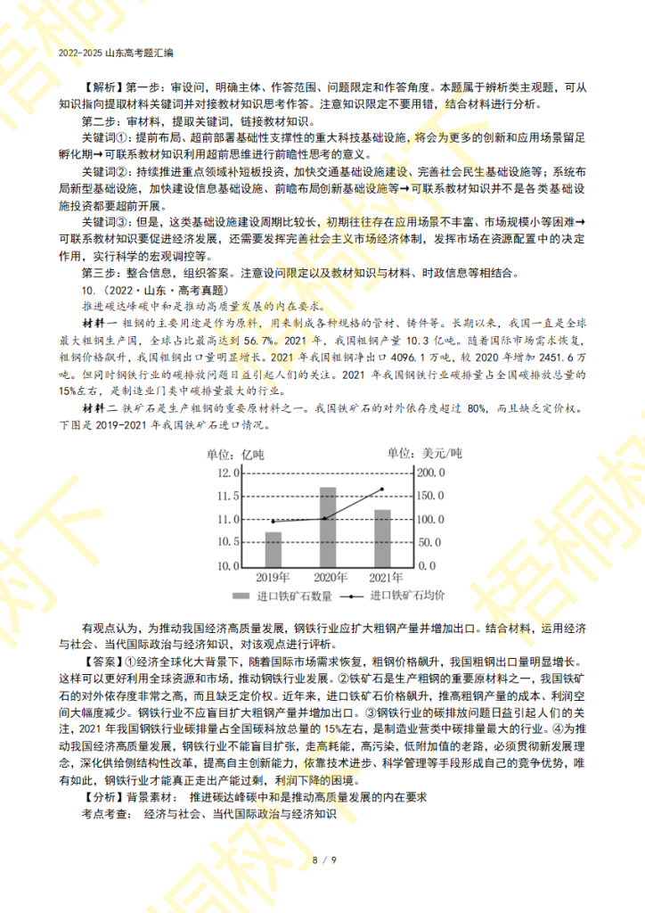 20250922150241458-专题03 经济发展与社会进步-4年高考10