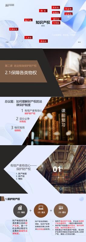 2.1保障各类物权 课件-梧桐树下